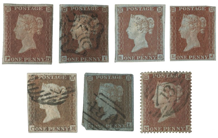 1841 1d red imperforate