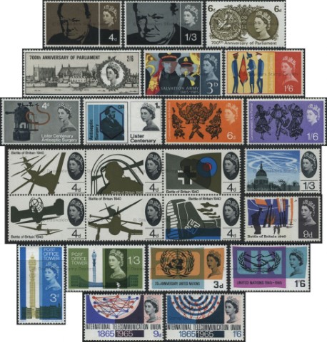 1965 Commemoratives