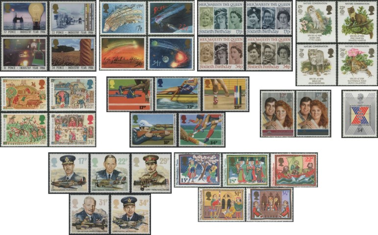 1986 Commemoratives