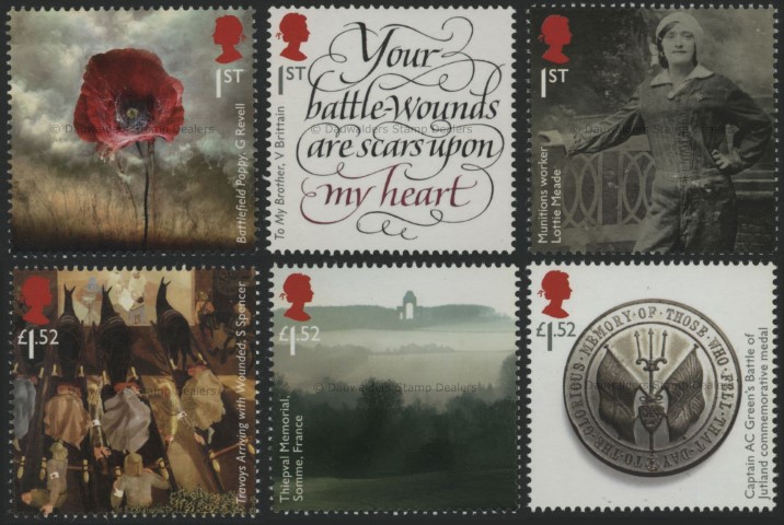 2016 Centenary WW1 3rd Issues