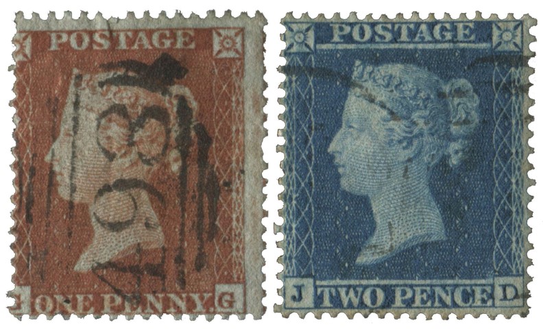 1841-1847 WMK Large Crown Perf.16