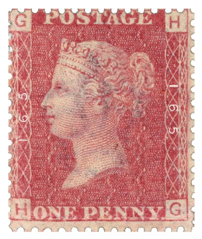 Queen Victoria - 1d Red Plate Numbers