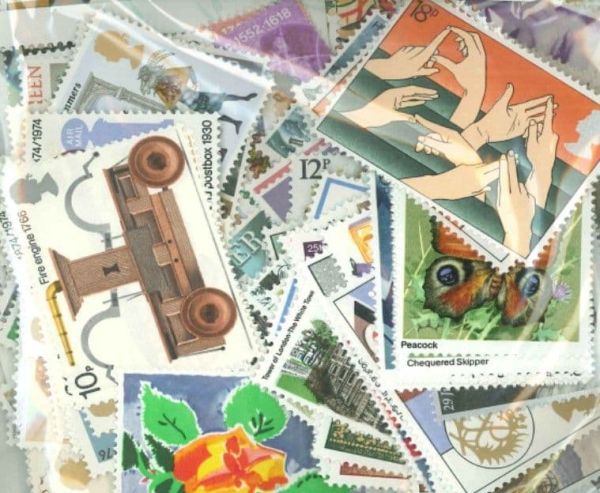 100 Face Value - Stamps for Postage