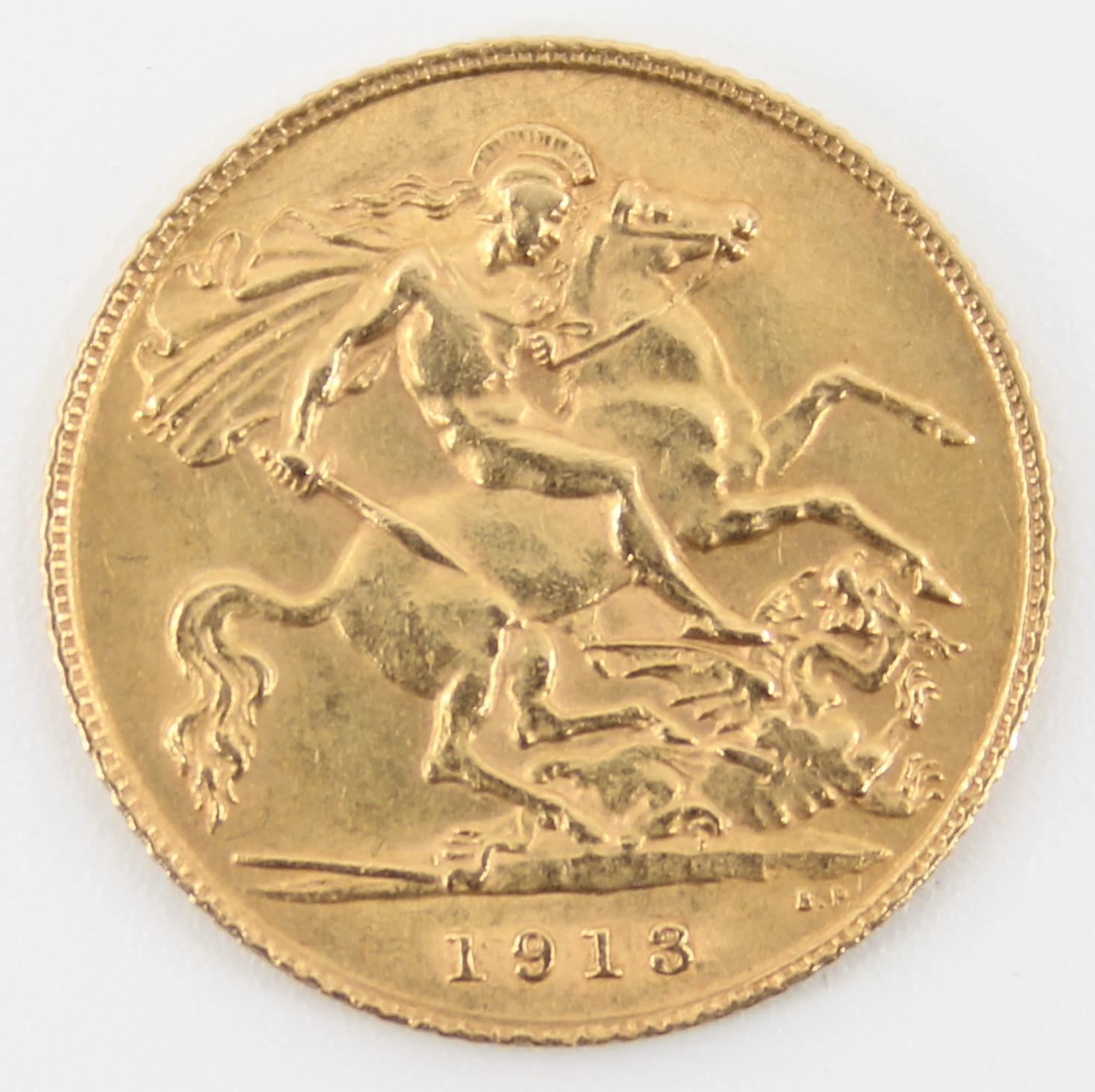 1913 King George V Half-Sovereign