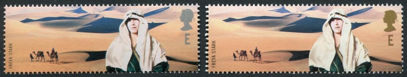 SG2362var 2003 Explorers (E) Freya Stark variety, head and value in silver