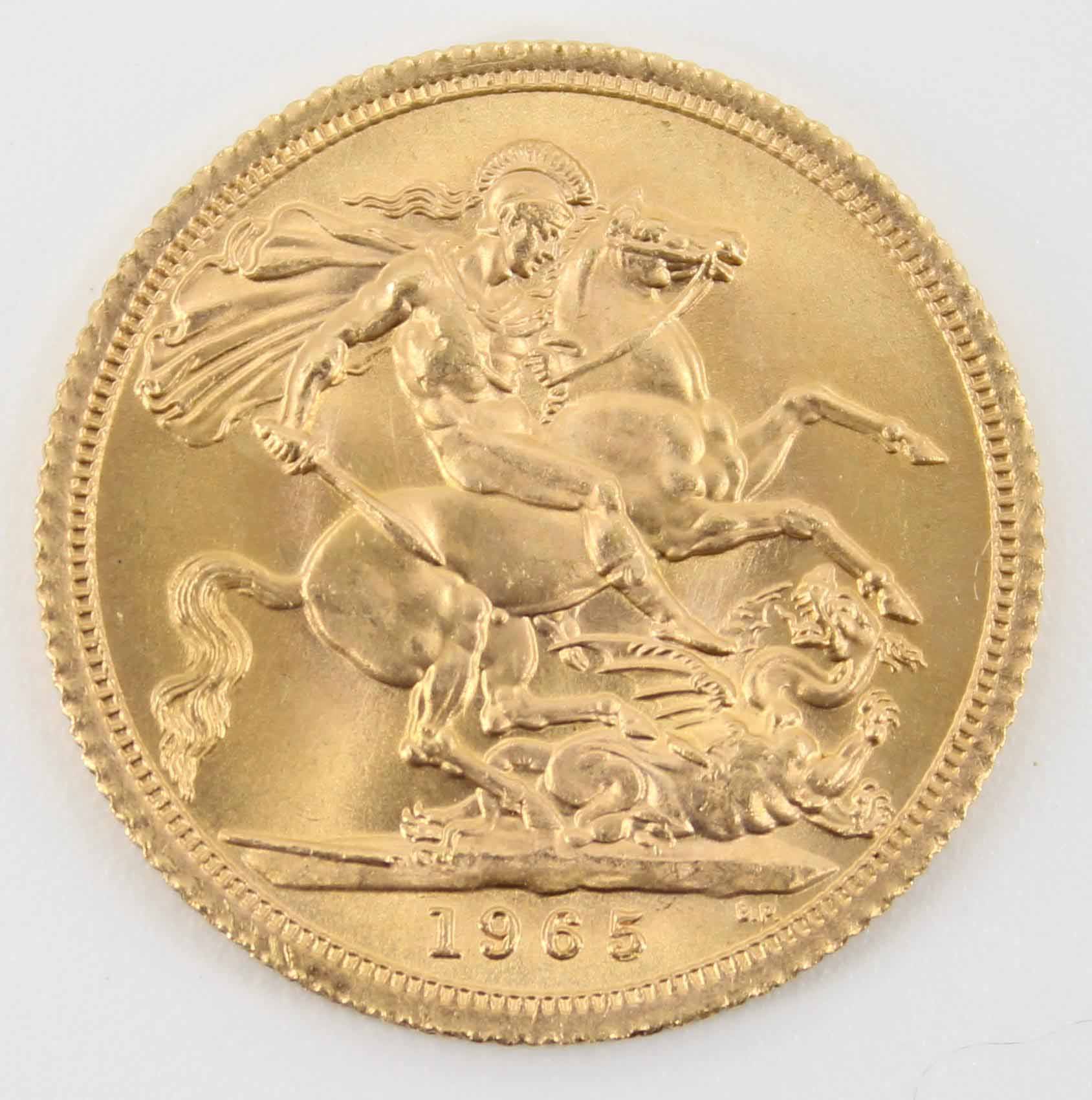 1965 Queen Elizabeth II Sovereign