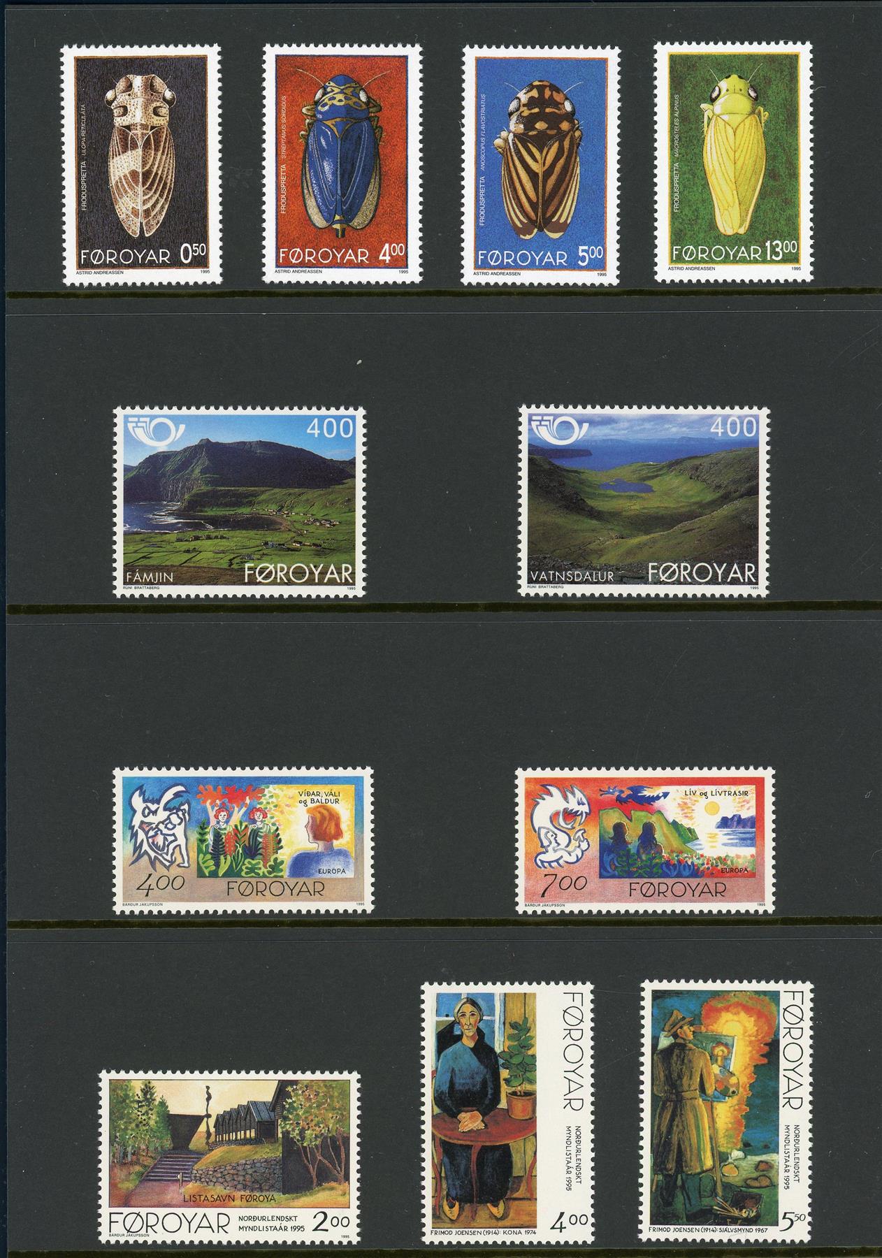 Faroe Islands 1995 Collectors Pack