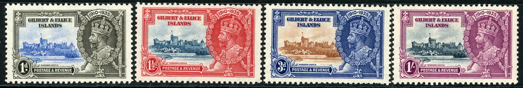 Gilbert and Ellice Islands 1935 SG.35-39 M/M