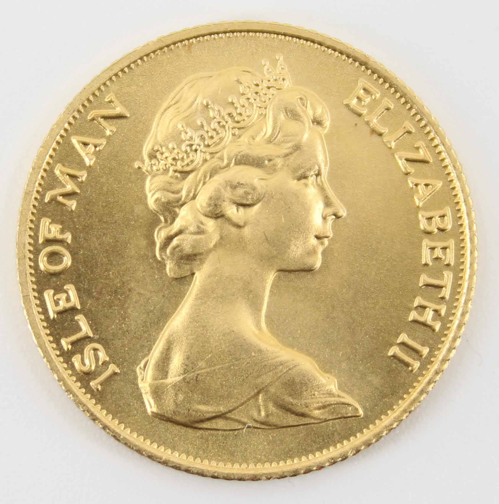 1973 Queen Elizabeth II Sovereign Isle of Man (No.2)