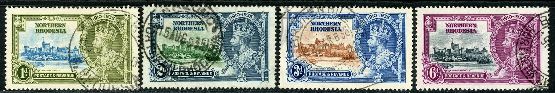 Northern Rhodesia 1935 SG.18-21 F/U