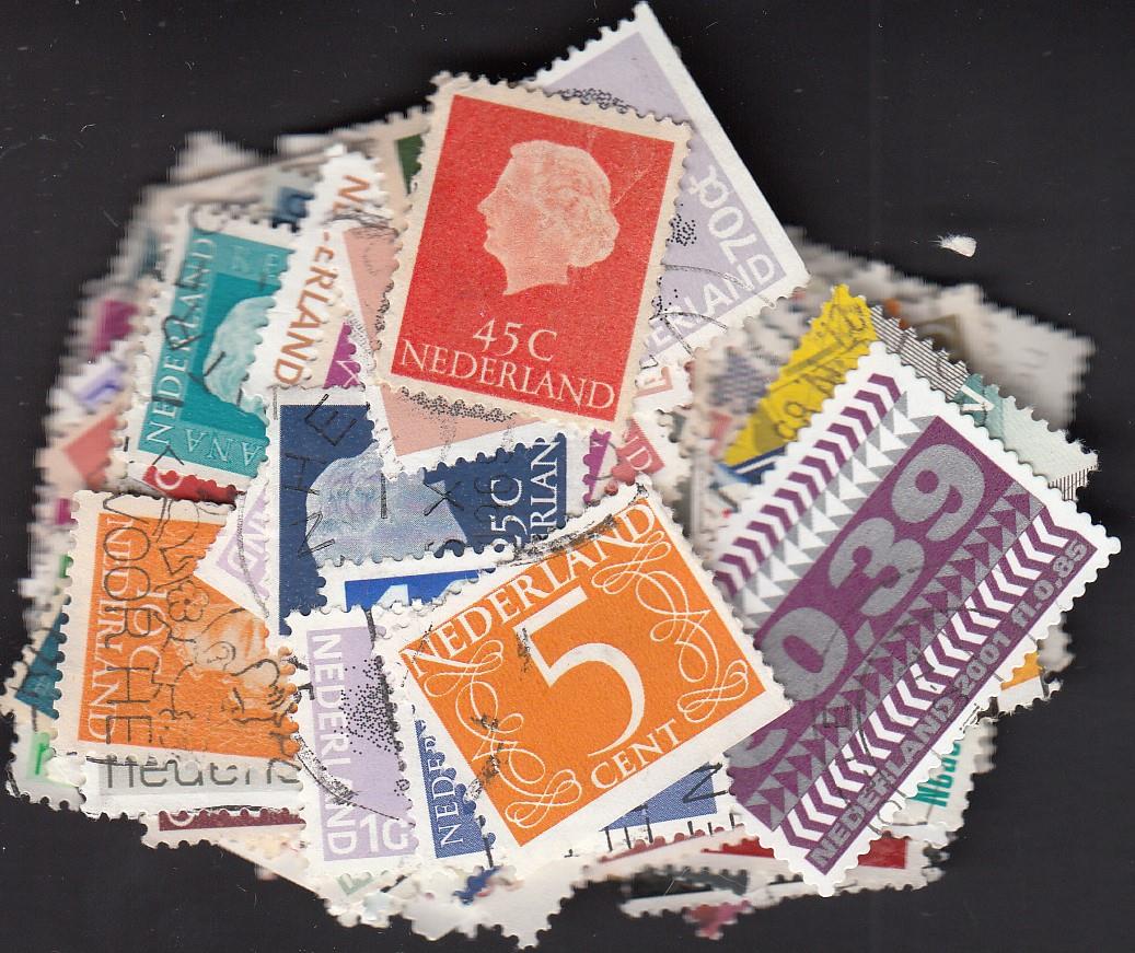 Dutch stamps - Large & small stamps - 125 Stamps