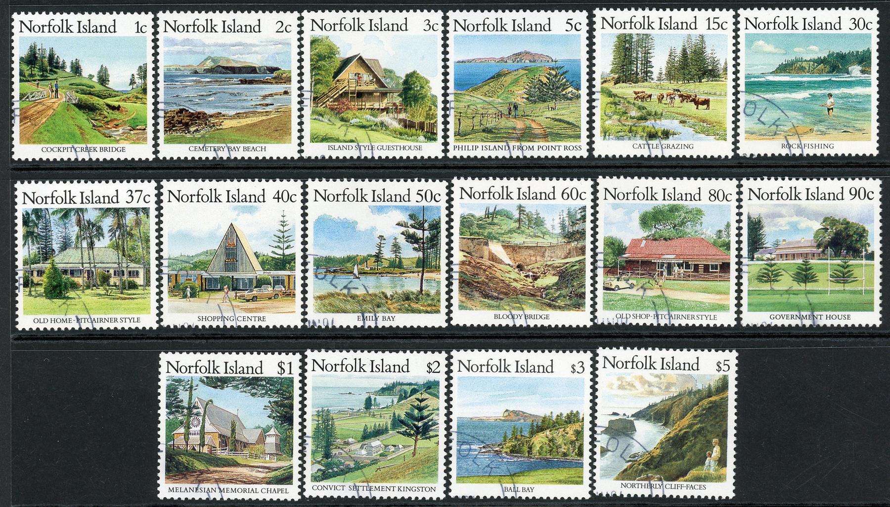 Norfolk Island 1987-88 SG.405-420 F/U