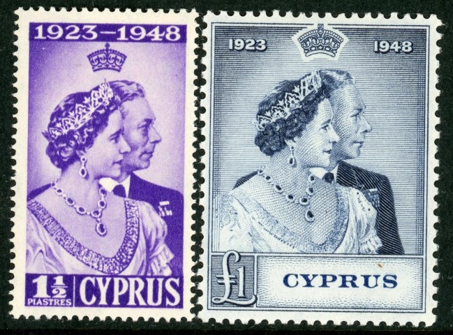 Cyprus 1948 SG.166-167 M/M