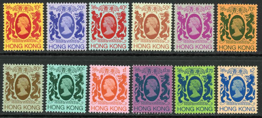 Hong Kong 1985-87 SG.471-487 U/M