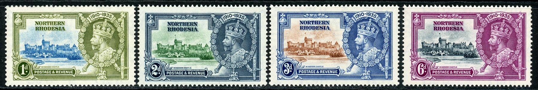 Northern Rhodesia 1935 SG.18-21 M/M