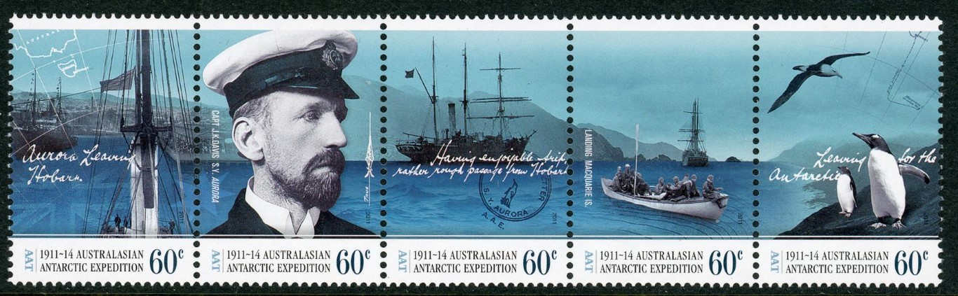 Australian Antarctic Territory 2011 SG.207-211 U/M