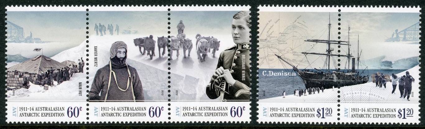 Australian Antarctic Territory 2012 SG.218-222 U/M