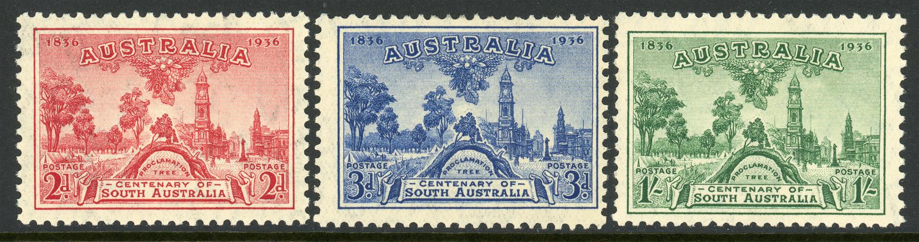 Australia 1936 SG.161-163 M/M