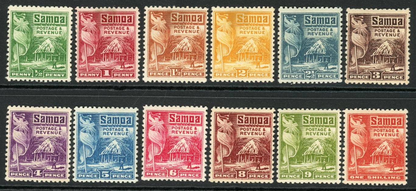 Samoa 1921 SG.153-164 M/M