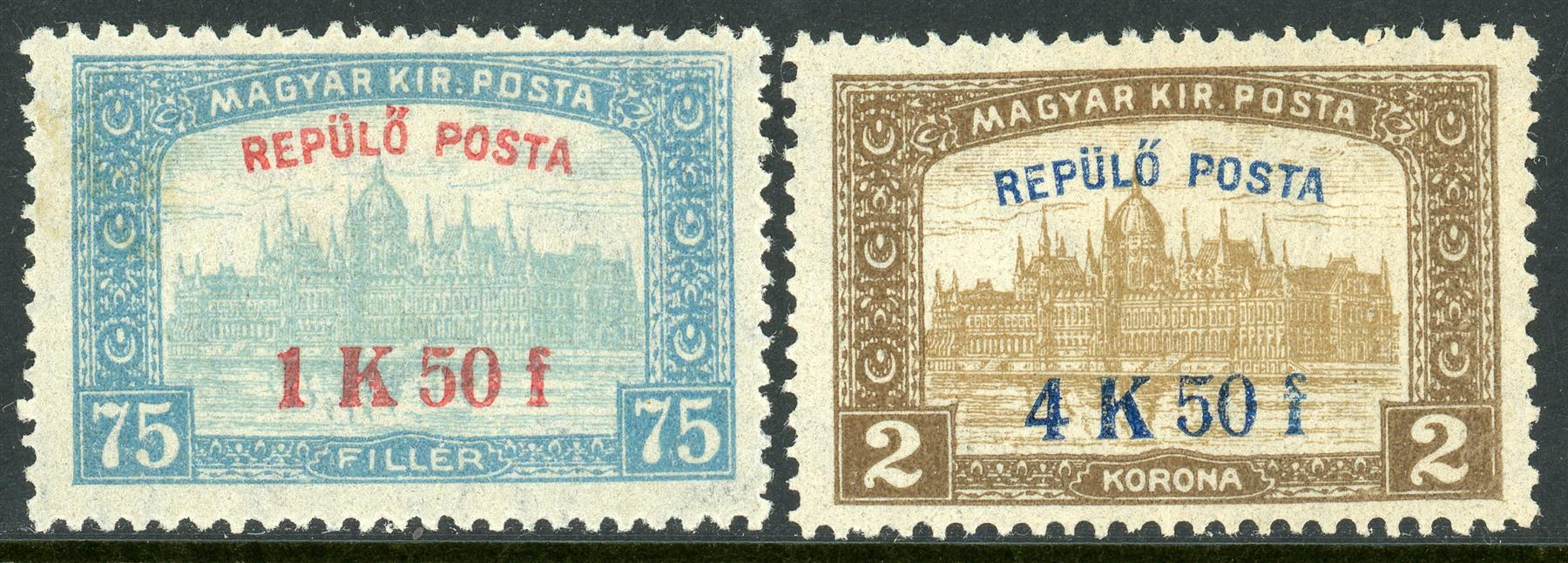 Hungary 1918 SG.271-272 M/M