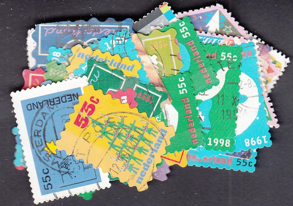 Dutch stamps - Large & small stamps - 50 Stamps