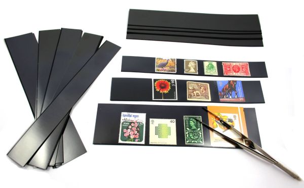 100 Hawid Bulk Packaged Mounts - Black Strips