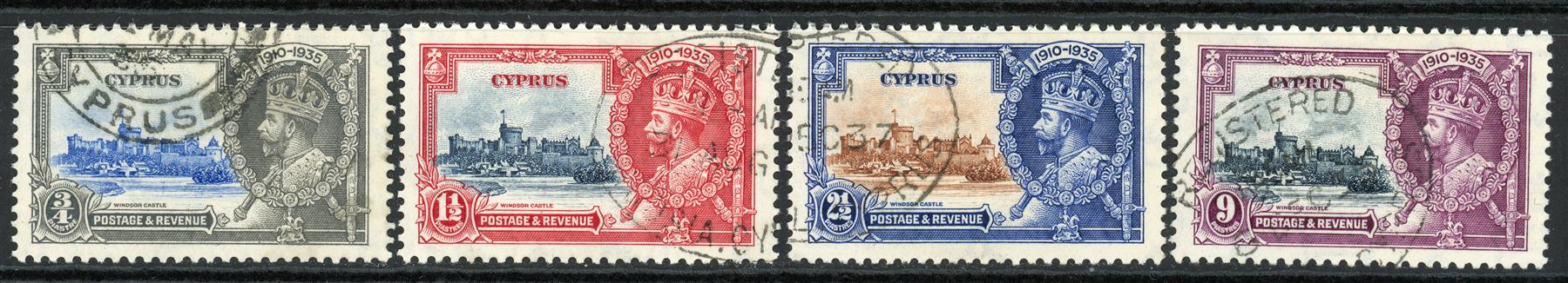 Cyprus 1935 SG.144-147 F/U (2)