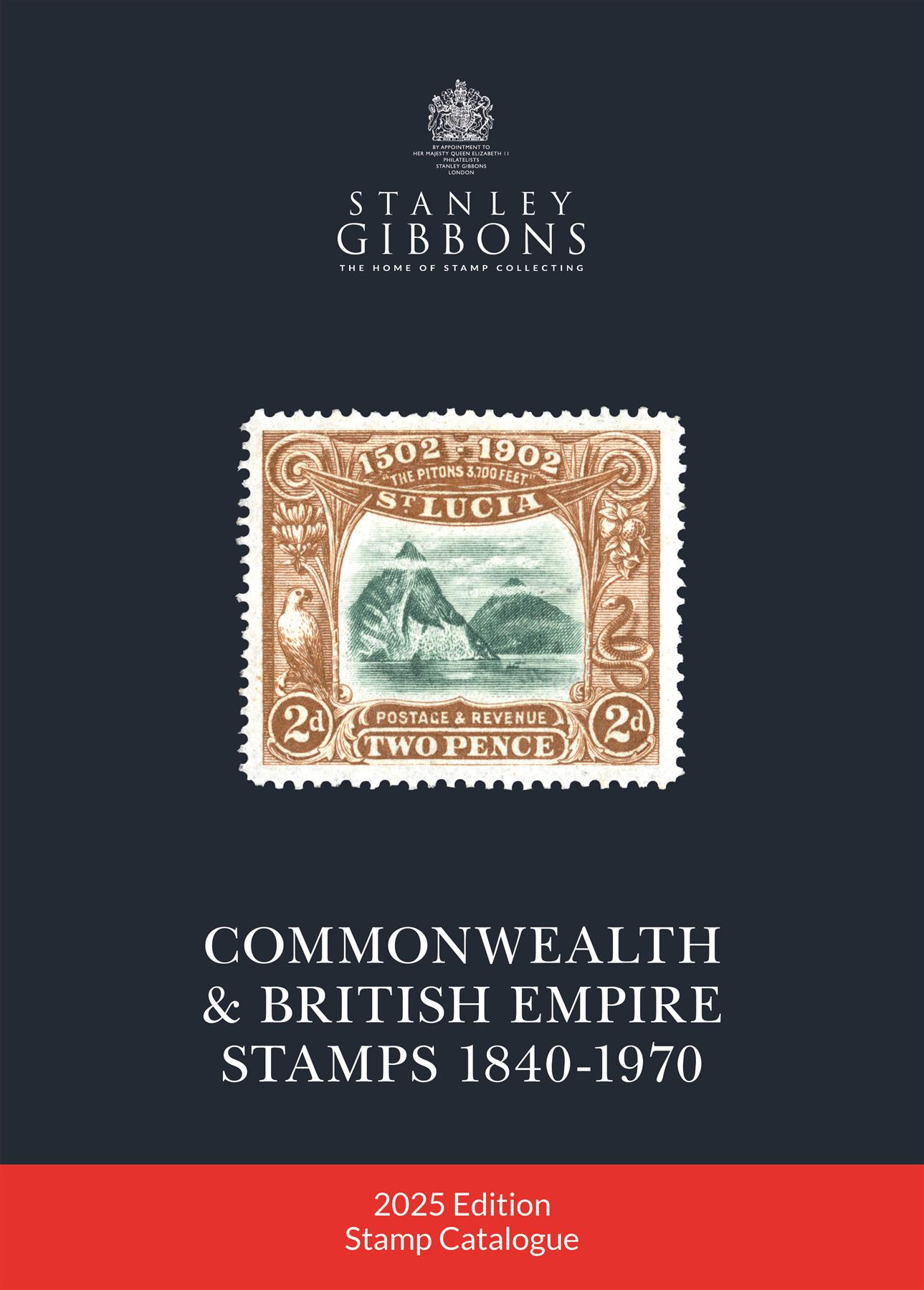 2025 Commonwealth & British Empire Stamps Catalogue 1840-1970