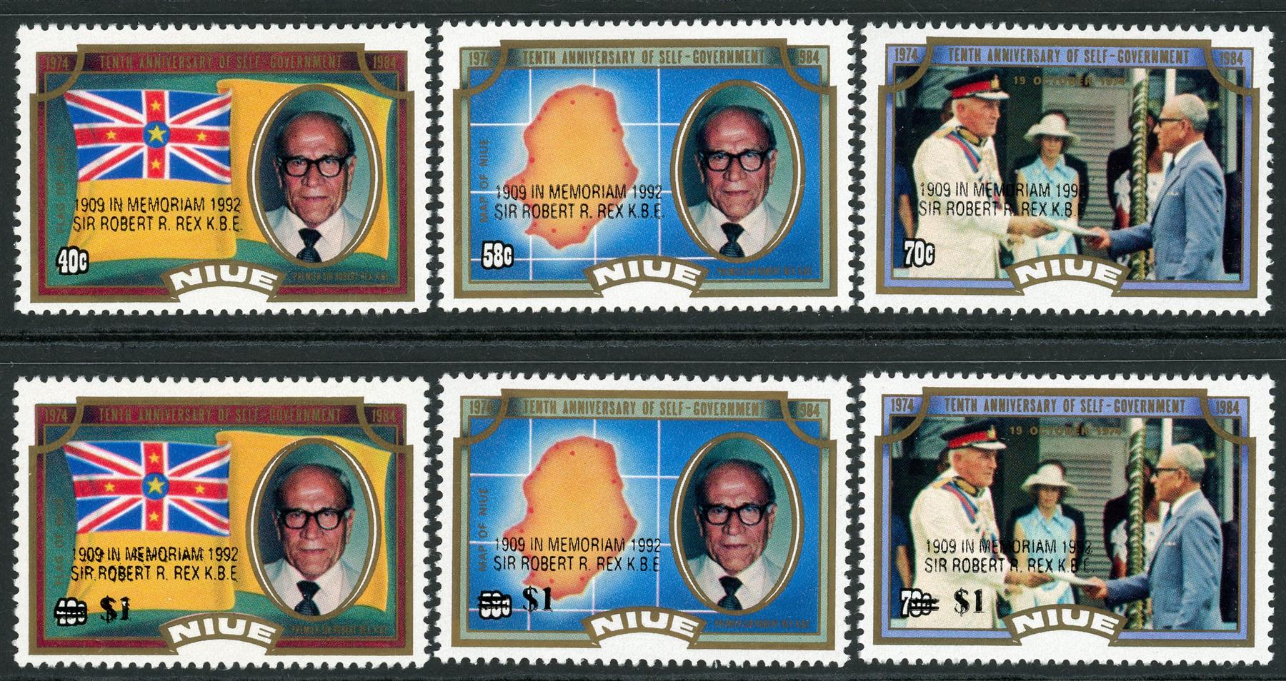 Niue 1993 SG.767-772 U/M