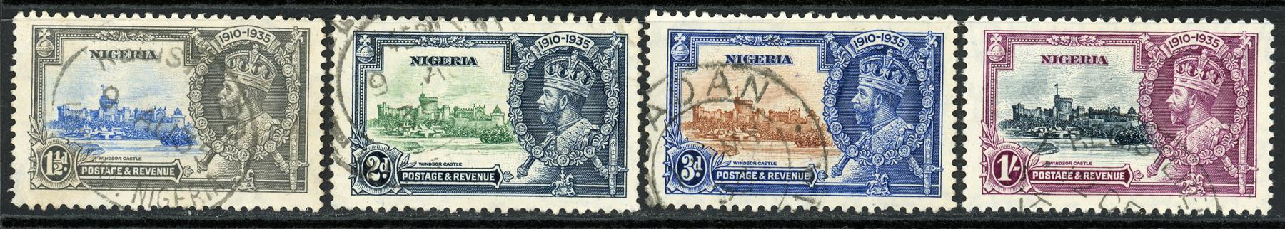 Nigeria 1935 SG.30-33 F/U