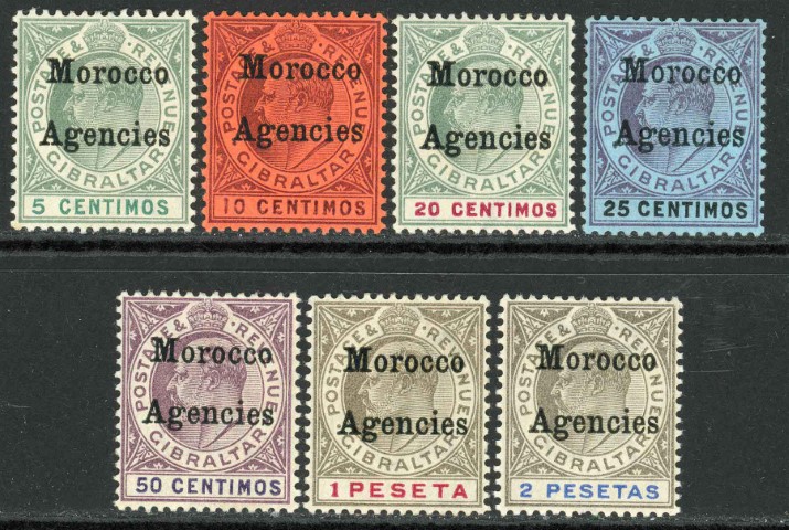 Morocco Agencies 1903-05 SG.17-23 M/M