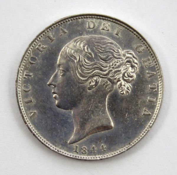 1844 Victoria Half-Crown