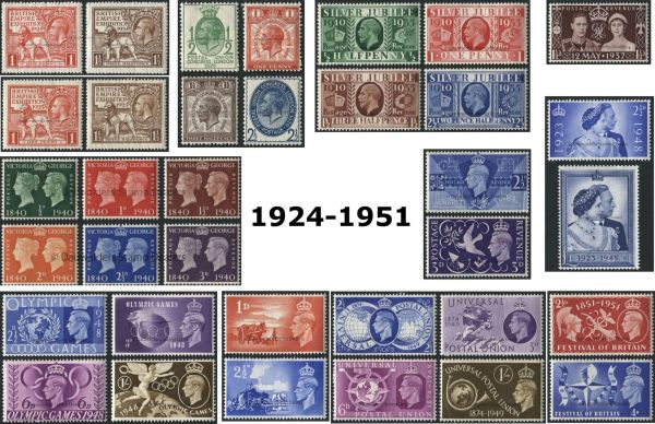 1924-1951 Commemorative Year Sets