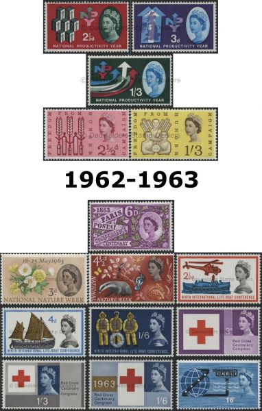 1962-1963 Commemorative Year Set