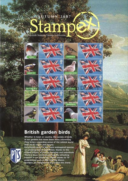 2007 Autumn Stampex Smiler Sheet