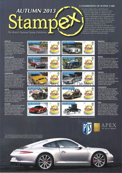 2013 Autumn Stampex Smiler Sheet