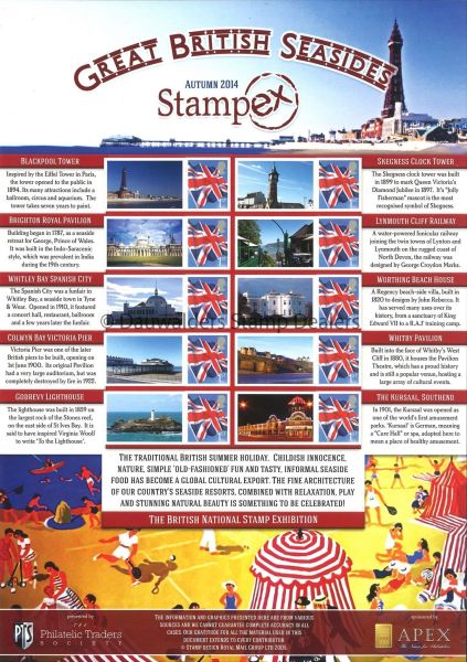 2014 Autumn Stampex Smiler Sheet