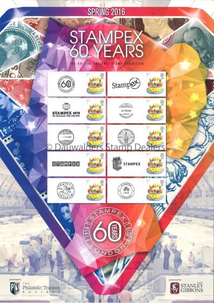 2016 Spring Stampex Smiler Sheet