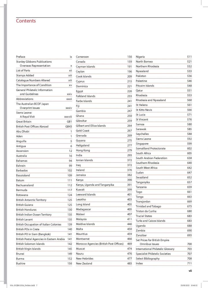 2024 Commonwealth & British Empire Stamp Catalogue 1840-1970
