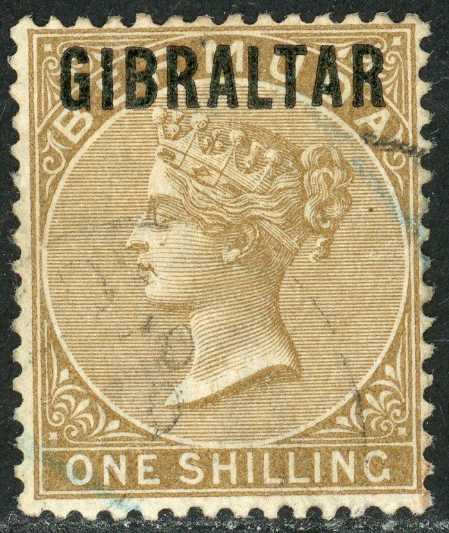 Gibraltar 1886 SG.7 F/U