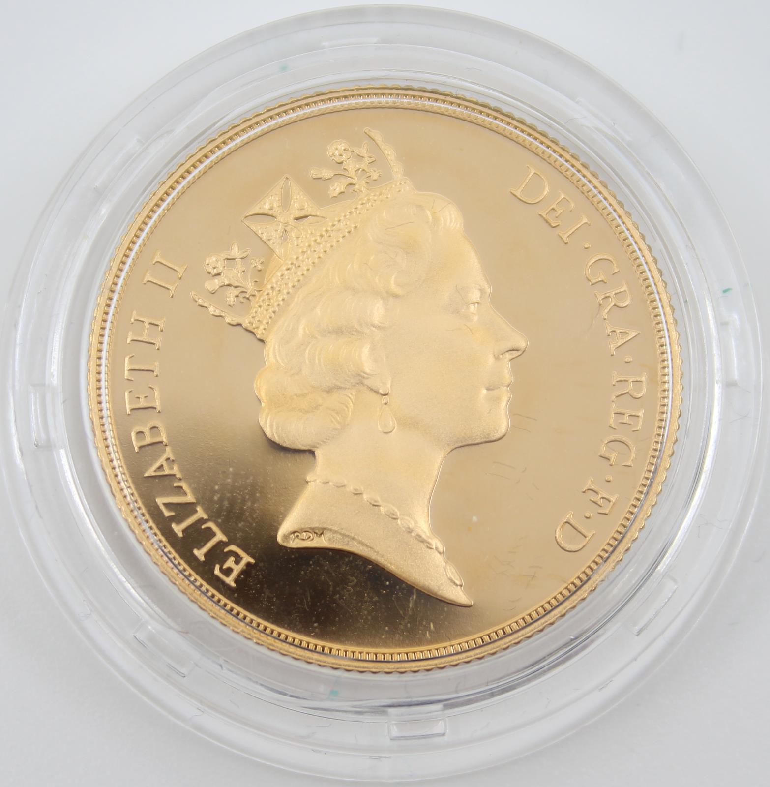 UK 1988 Gold Proof Collection St. George Reverse