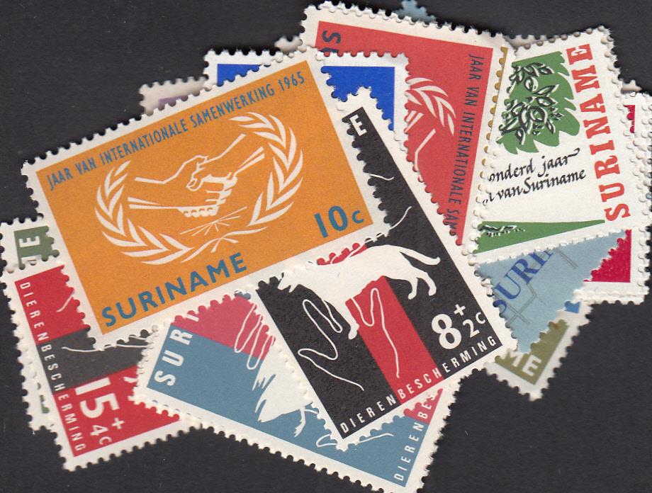 Stamps of Suriname - 25 Stamps