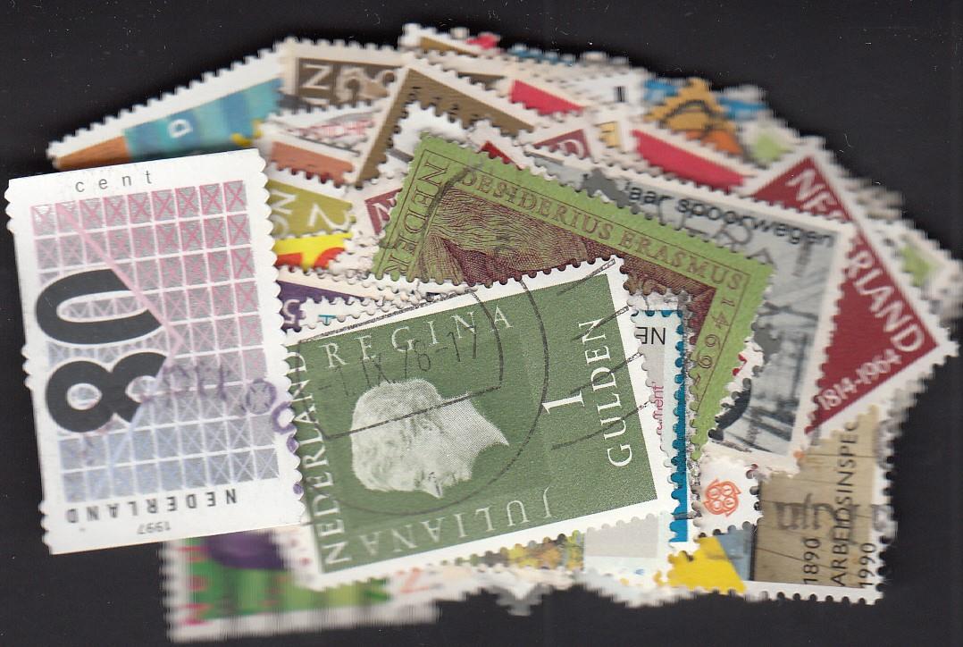 Dutch stamps - Large format - 75 Stamps