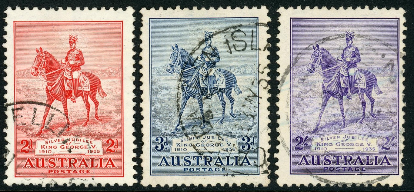 Australia 1935 SG.156-158 F/U (2)