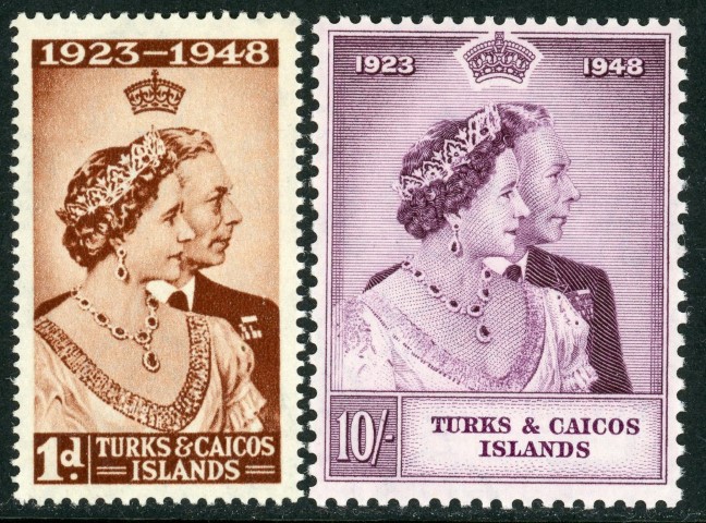 Turks and Caicos Islands 1948 SG.208-209 U/M