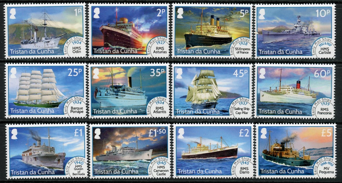 Tristan Da Cunha 2015 SG.1151-1162 U/M