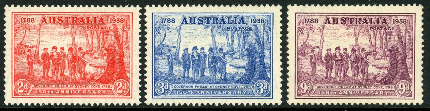 Australia 1937 SG.193-195 M/M