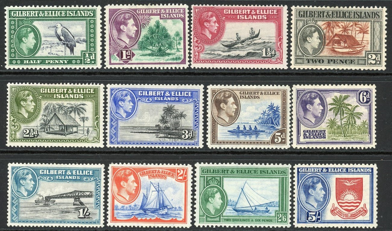 Gilbert and Ellice Islands 1939-55 SG.43-54 M/M