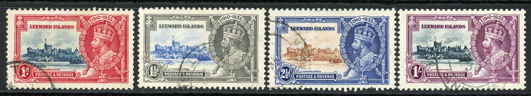 Leeward Islands 1935 SG.88-91 F/U (1)