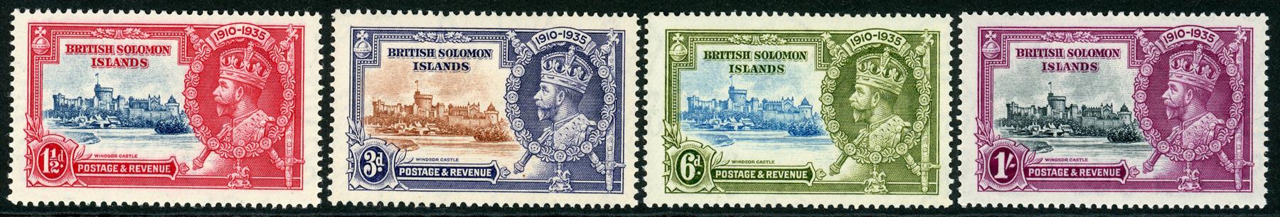 British Solomon Islands 1935 SG.53-56 U/M